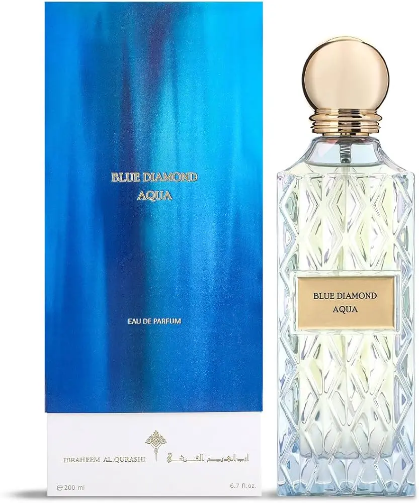 Blue Diamond Aqua by Ibraheem Al.Qurashi Unisex Eau de Parfum 200ml