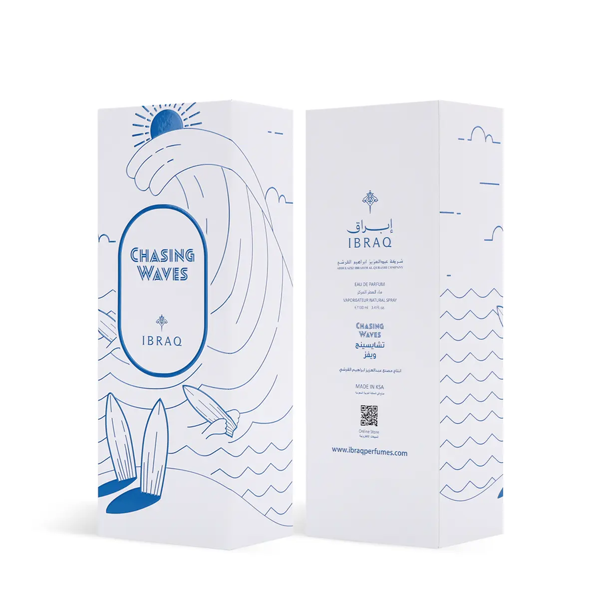 IBRAQ Chasing Waves for Mens Eau de Parfum 100ml