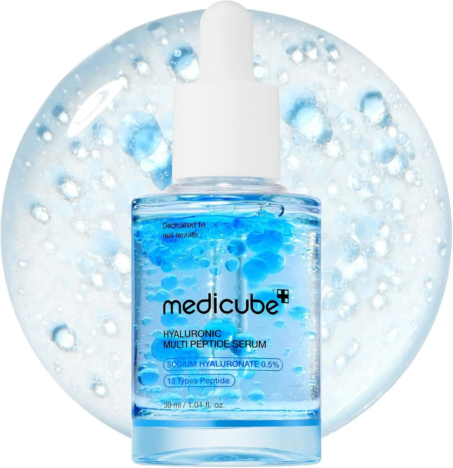 medicube Hyaluronic Multi Peptide Serum 30ml PDRN for Glowing and Soothing Lightweight Water Plumping Radiant Facial Serum for All Skin Type Hydrating Moisturizer Korean Skincare
