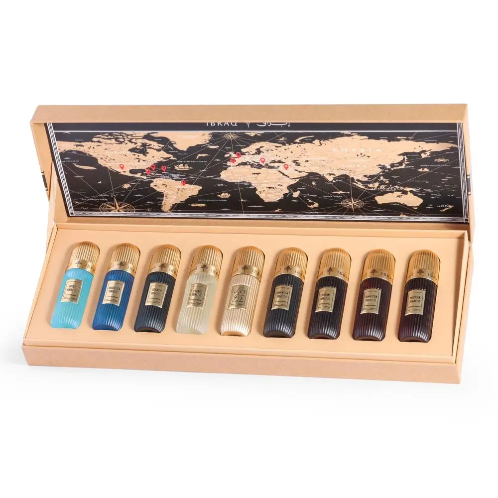 Tobacco Collection Discovery Set 9pcs 20ml IBRAQ Ibraheem Al.Qurashi